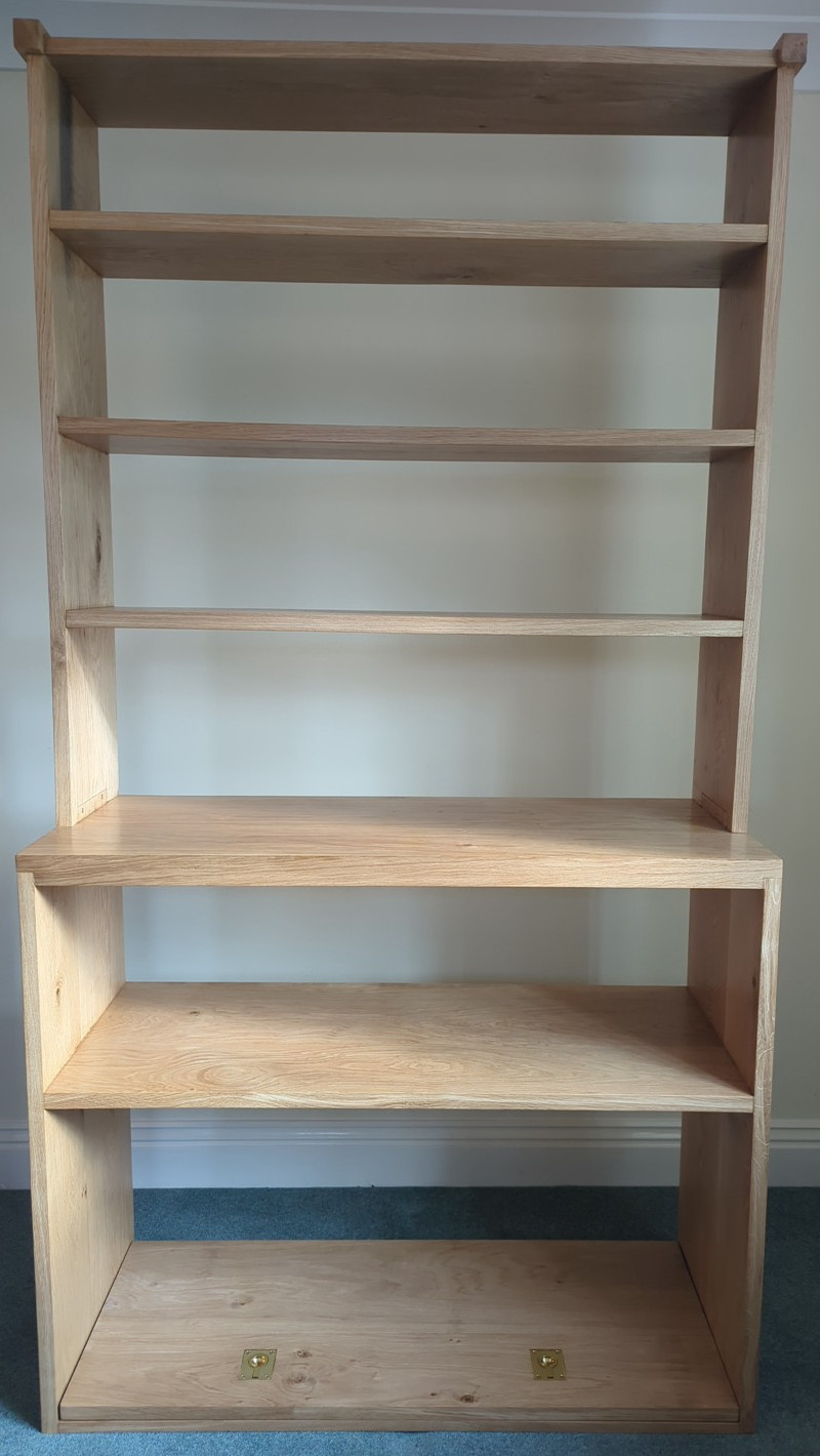 oak bookcase